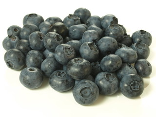 Heap of bilberries