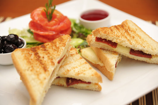 Fresh and tasty sandwich