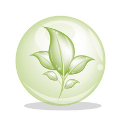 Green Sphere Illustration