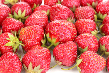 Sweet ripe strawberries close-up