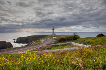 Yacquina Lighthouse and Bay