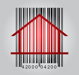 Commercial concept with barcode