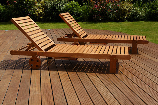 transats sur terrasse en ip&eacute; 4