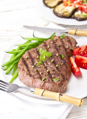 Grilled Steak. Barbecue