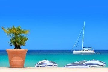 décoration de terrasse en bord de mer