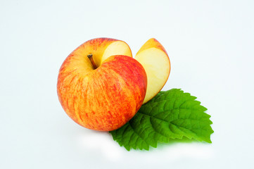 Red apple isolated