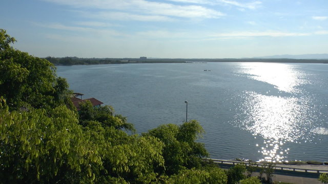 View on Cienfuegos bay from Palacio de Valle, Cuba
