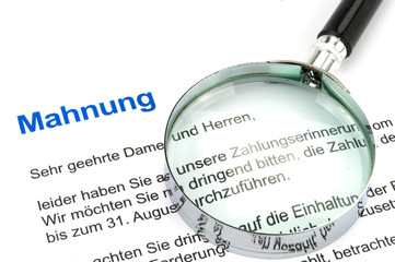 Mahnung