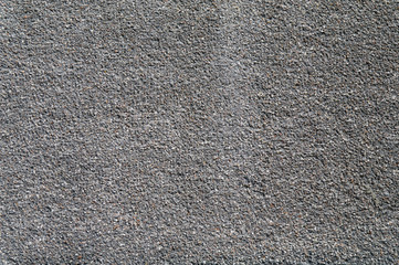 Wall covered with large granite sand.