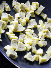 Maultaschen in Bratpfanne