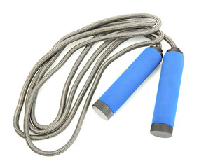 skipping rope isolated on white.