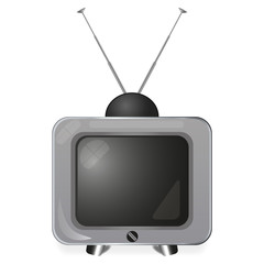 old TV, illustration