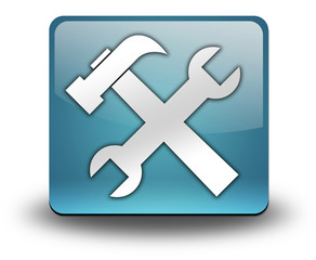 Light Blue 3D Effect Icon 