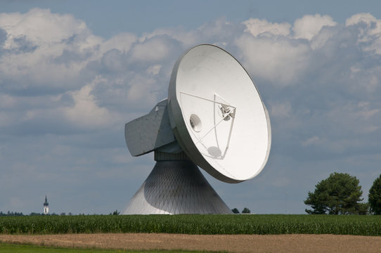 Erdfunkstelle Raisting, Bayern, Deutschland