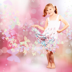 Kleine Prinzessin im Traumland