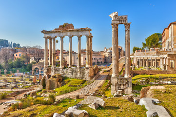 Ruines romaines à Rome, Forum