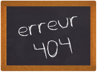 Obraz premium erreur 404