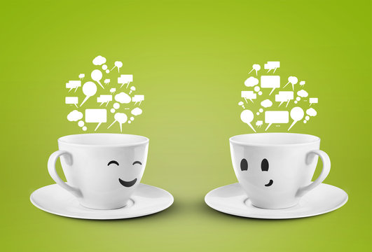 two cups smileys