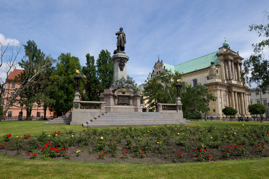 Warszawa, pomnik Adama Mickiewicza
