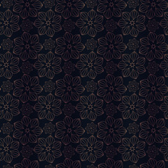Wavy curtain imitation dark colored