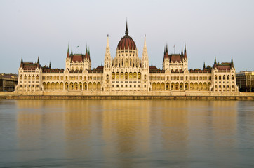 Obraz na płótnie Canvas The Hungarian Parliament