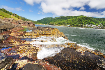 Oregon Coast view Near Newport