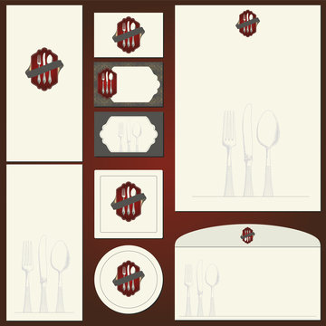 corporate identity template restaurant