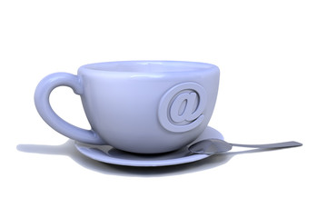 Cup with a spoon