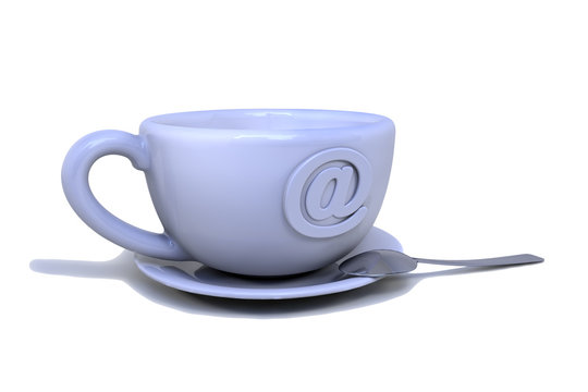 Cup with a spoon