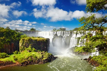 Fototapeten Iguazú-Wasserfälle, Ansicht von der argentinischen Seite © Dmitry Pichugin