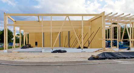 Holzbau, Industriegebäude
