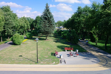 Scieżka rowerowa w Chełmie Park Miejski