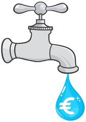 Water Faucet With Euro Dripping