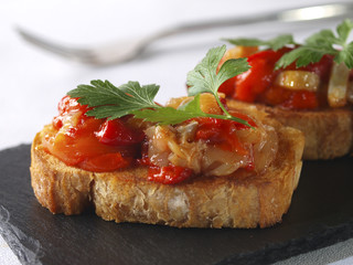Esgarraet – Red pepper & cod Salad