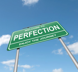 Perfection concept.