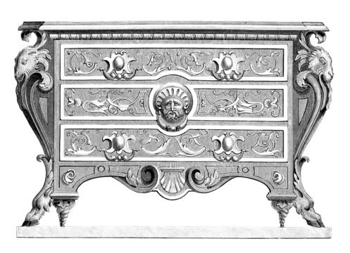 Commode - Furniture - Möbel_17th century