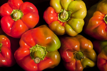 colored big sweet pepper