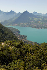 Obraz premium Lac d'Annecy vu du Mont-Baron