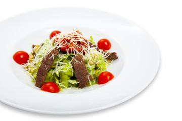 Salad on a plate