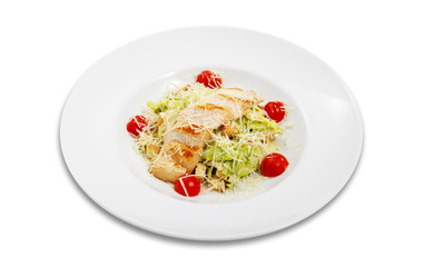 Salad on a plate