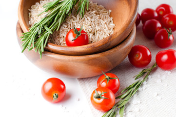 Fresh vegetarian food
