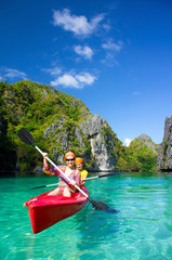 Kayak in the Lagoon