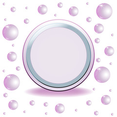 Obraz premium fioletofye bubbles