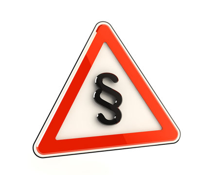 Schild Pragraph