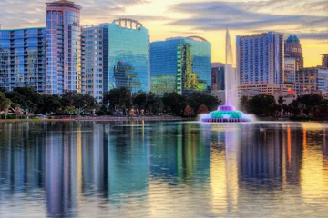 Foto op Plexiglas Orlando Skyline © SeanPavonePhoto