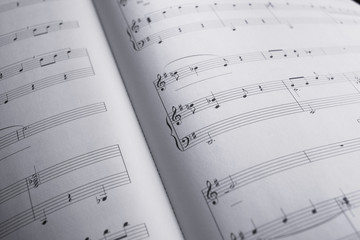 Naklejka premium Partition musicale