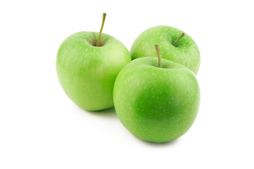 Three green apples