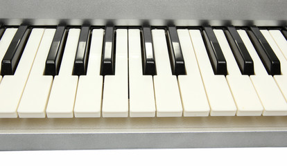 background of synthesizer keyboard