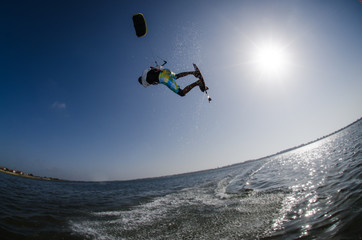 Obraz na płótnie Canvas Kite Surfer