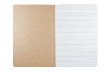 Fototapeta premium empty blank notebook from recycle paper and cover